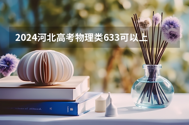 2024河北高考物理类633可以上什么大学预测