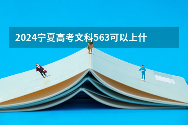 2024宁夏高考文科563可以上什么大学预测