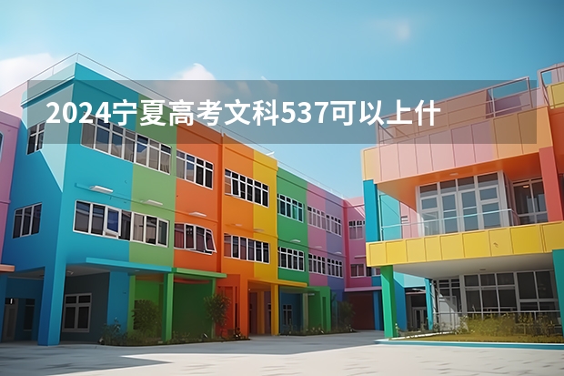 2024宁夏高考文科537可以上什么大学预测