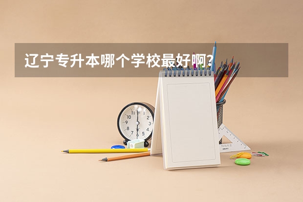 辽宁专升本哪个学校最好啊?