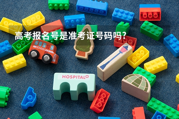 高考报名号是准考证号码吗?