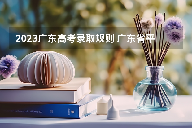 2023广东高考录取规则 广东省平行志愿有几个