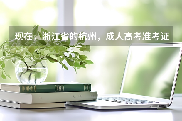 现在，浙江省的杭州，成人高考准考证的排列规律是什么？