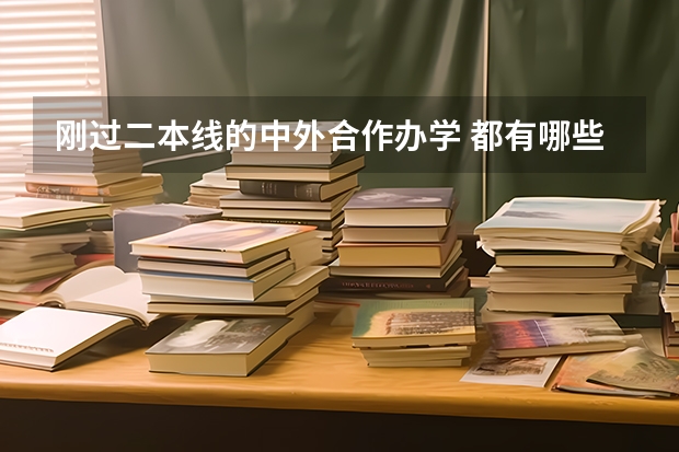刚过二本线的中外合作办学 都有哪些