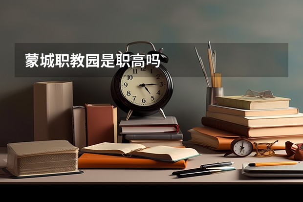 蒙城职教园是职高吗