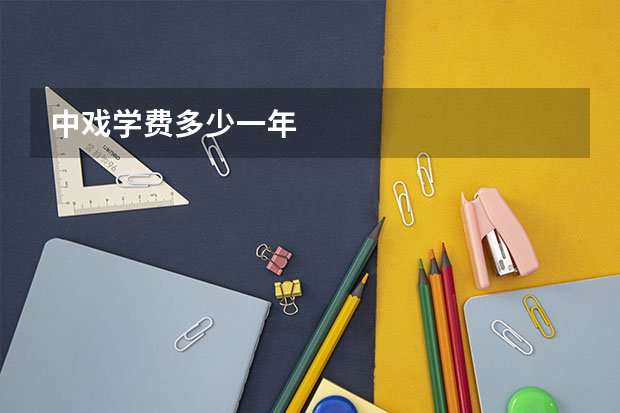 中戏学费多少一年