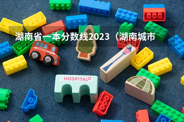 湖南省一本分数线2023（湖南城市学院的王牌专业）