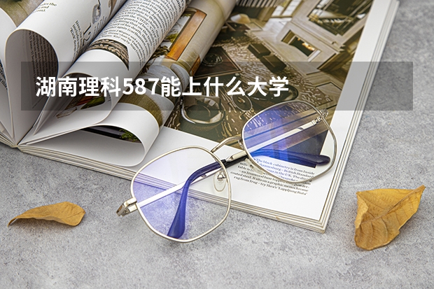 湖南理科587能上什么大学