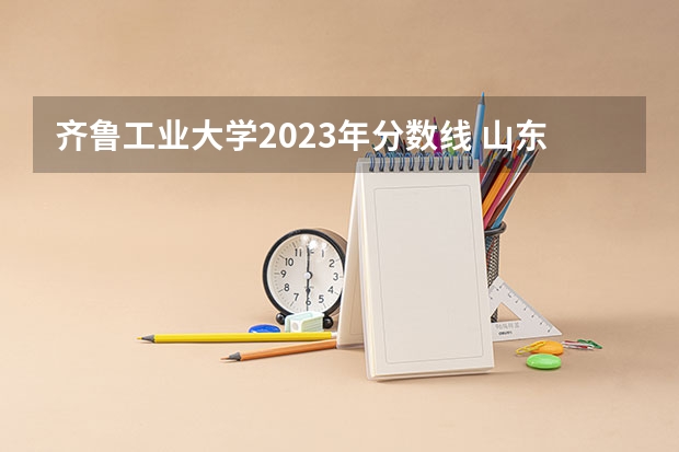 齐鲁工业大学2023年分数线 山东二本公办大学排名及分数线？
