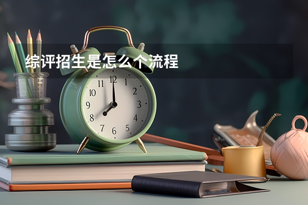 综评招生是怎么个流程