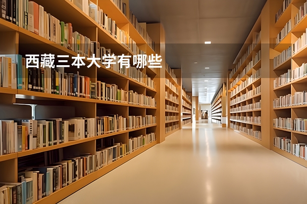 西藏三本大学有哪些