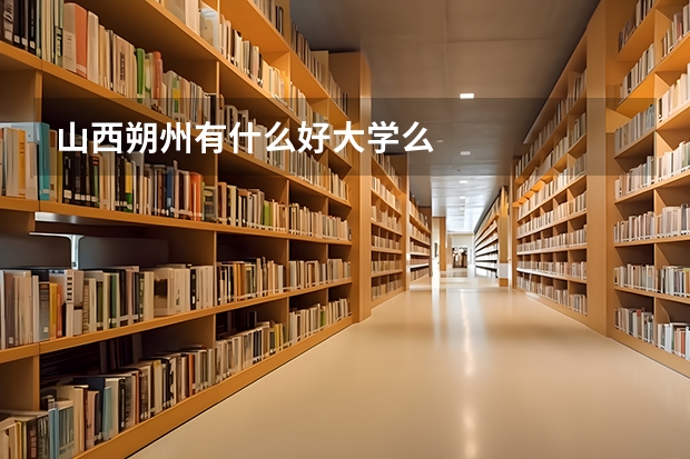 山西朔州有什么好大学么