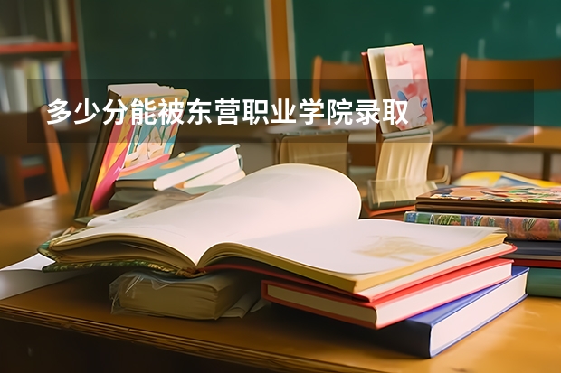 多少分能被东营职业学院录取