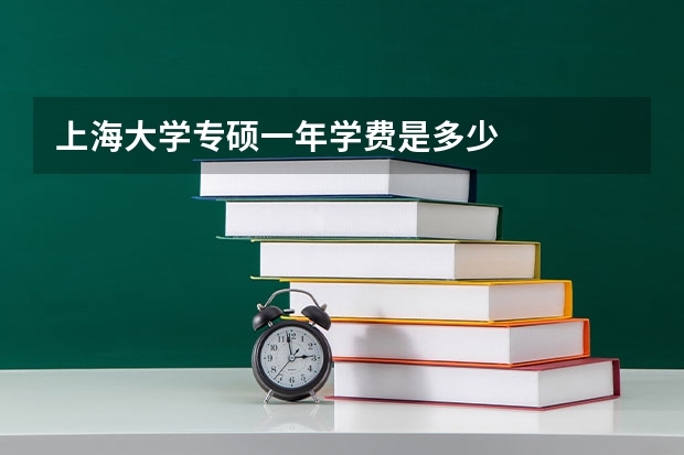 上海大学专硕一年学费是多少