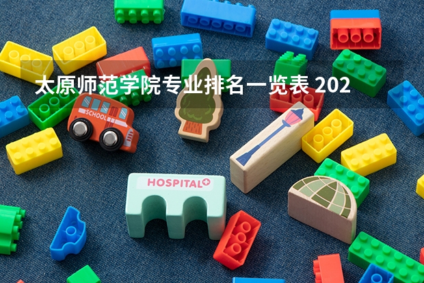 太原师范学院专业排名一览表 2024太原师范学院各专业录取分数线