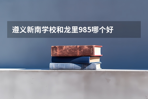 遵义新南学校和龙里985哪个好