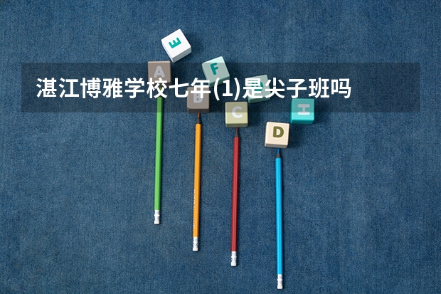 湛江博雅学校七年(1)是尖子班吗