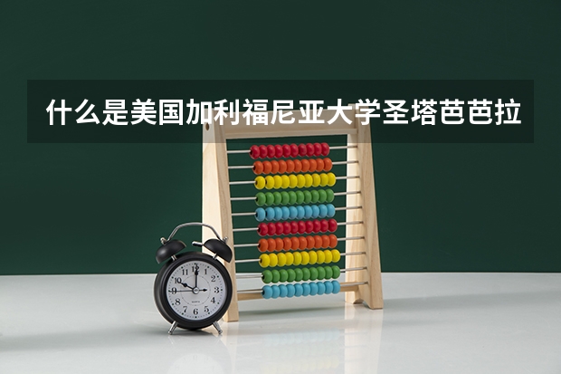 什么是美国加利福尼亚大学圣塔芭芭拉分校