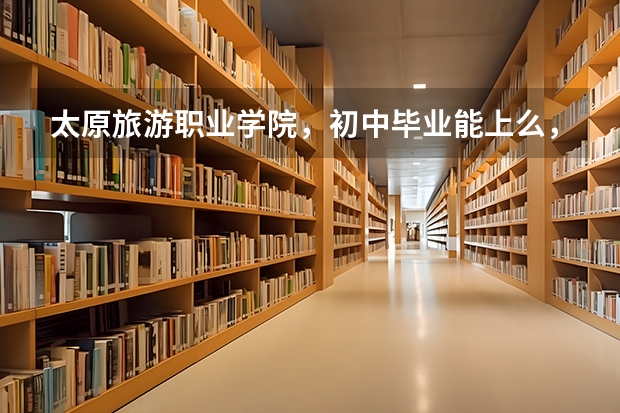 太原旅游职业学院，初中毕业能上么，如果能上那419分能上么，还有那里的校风怎么样呢