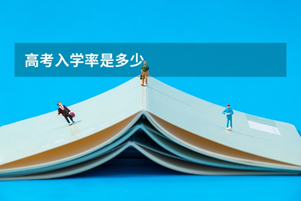 高考入学率是多少