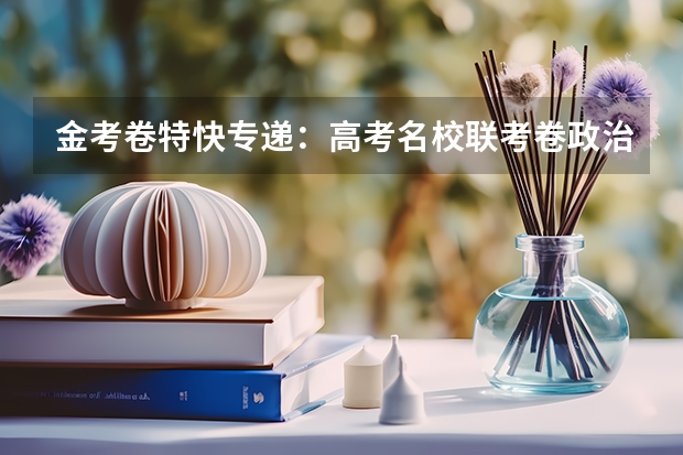 金考卷特快专递：高考名校联考卷政治目录（T8联考卷子在哪本金考卷里）
