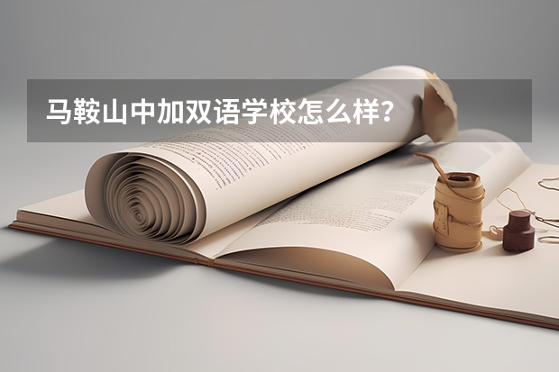 马鞍山中加双语学校怎么样？