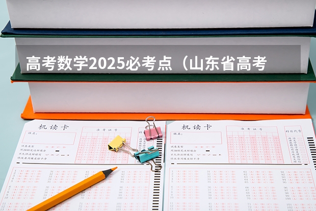 高考数学2025必考点（山东省高考时间2025）