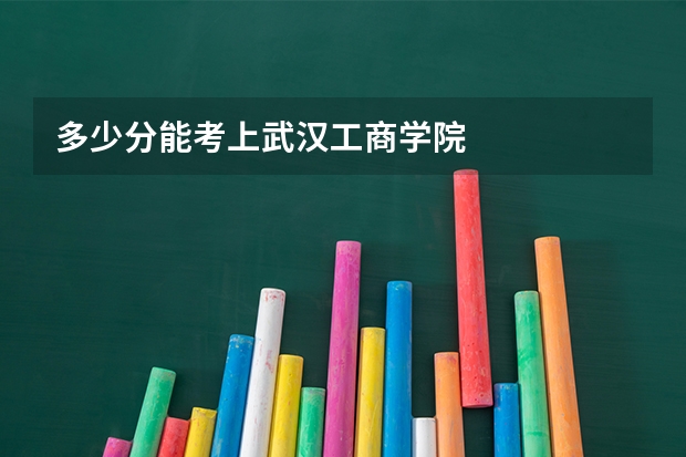 多少分能考上武汉工商学院