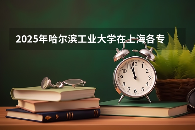 2025年哈尔滨工业大学在上海各专业都招多少人