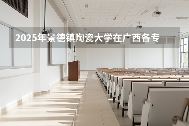 2025年景德镇陶瓷大学在广西各专业都招多少人（2026参考）