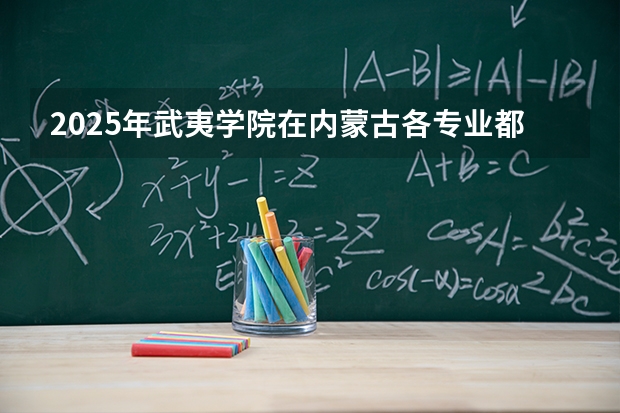 2025年武夷学院在内蒙古各专业都招多少人（2026参考）