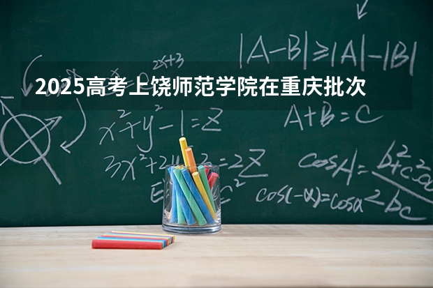 2025高考上饶师范学院在重庆批次选科要求有哪些