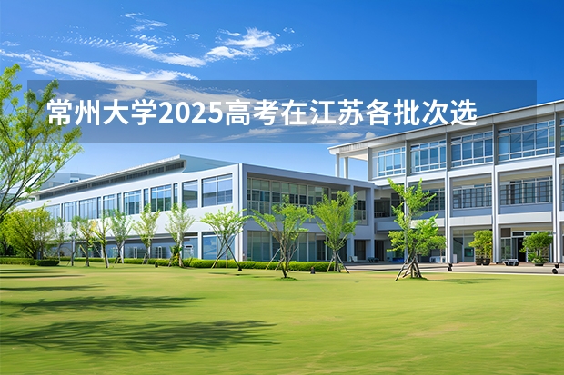 常州大学2025高考在江苏各批次选科要求如何