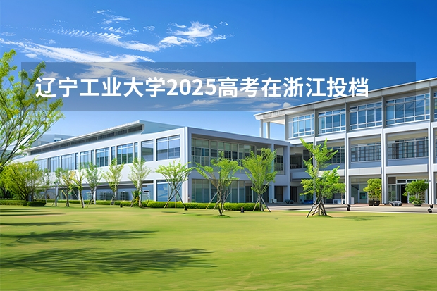 辽宁工业大学2025高考在浙江投档分数线