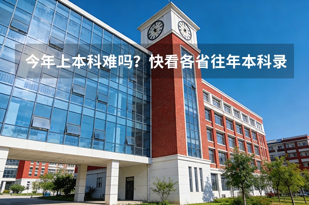 今年上本科难吗？快看各省往年本科录取情况，录取率有望继续涨