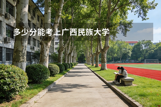 多少分能考上广西民族大学