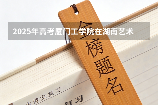 2025年高考厦门工学院在湖南艺术类投档分数线总汇