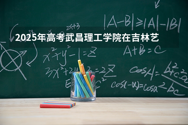 2025年高考武昌理工学院在吉林艺术类投档分数线总汇
