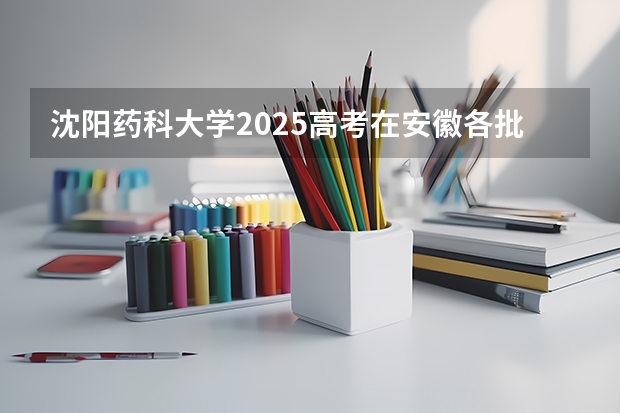 沈阳药科大学2025高考在安徽各批次选科要求如何