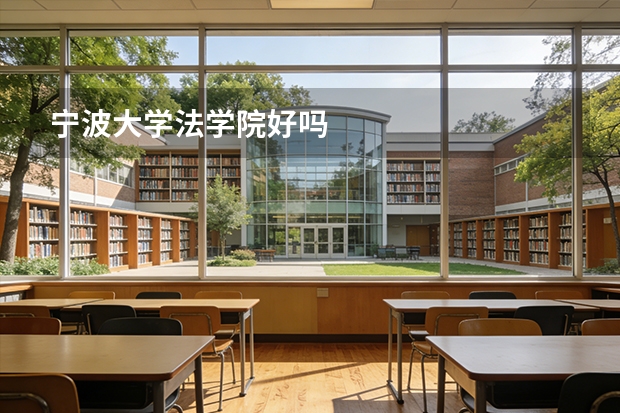 宁波大学法学院好吗