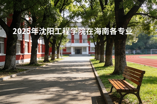2025年沈阳工程学院在海南各专业都招多少人（2026参考）