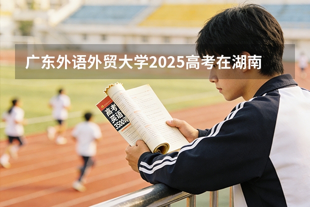 广东外语外贸大学2025高考在湖南投档分数线