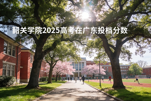 韶关学院2025高考在广东投档分数线