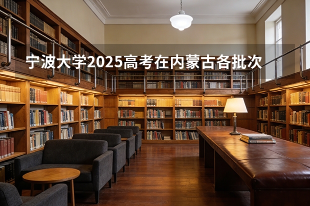 宁波大学2025高考在内蒙古各批次选科要求如何