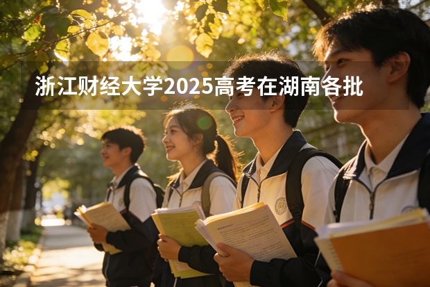 浙江财经大学2025高考在湖南各批次选科要求如何
