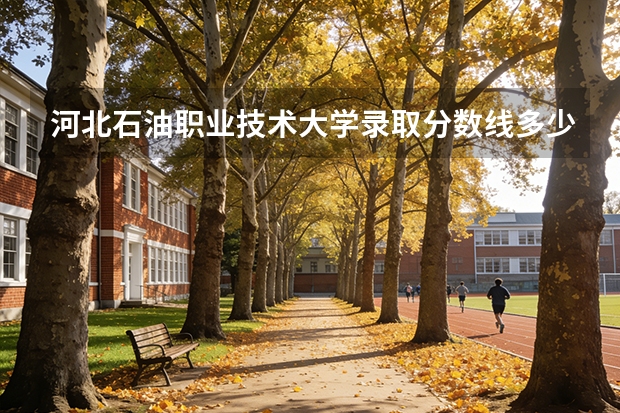 河北石油职业技术大学录取分数线多少？