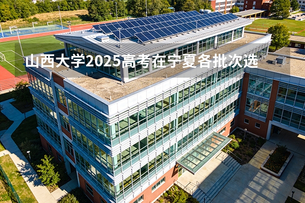 山西大学2025高考在宁夏各批次选科要求如何