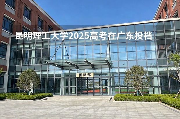 昆明理工大学2025高考在广东投档分数线