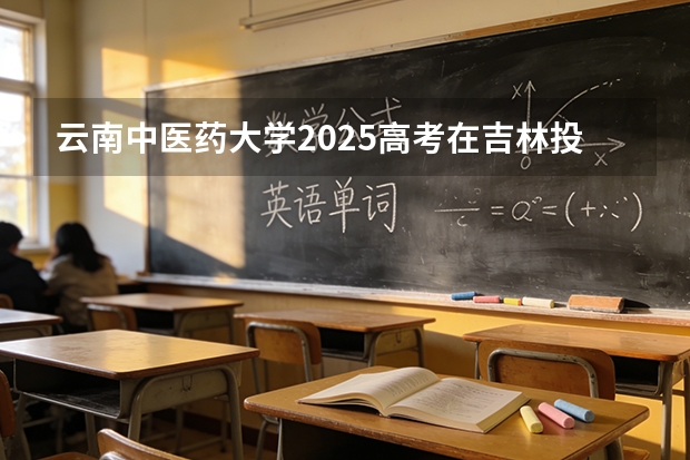 云南中医药大学2025高考在吉林投档分数线