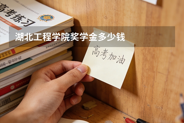 湖北工程学院奖学金多少钱